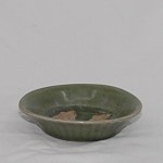 Antiker Teller mit Caladon Glasur mit 2 Fischen Ming Dy